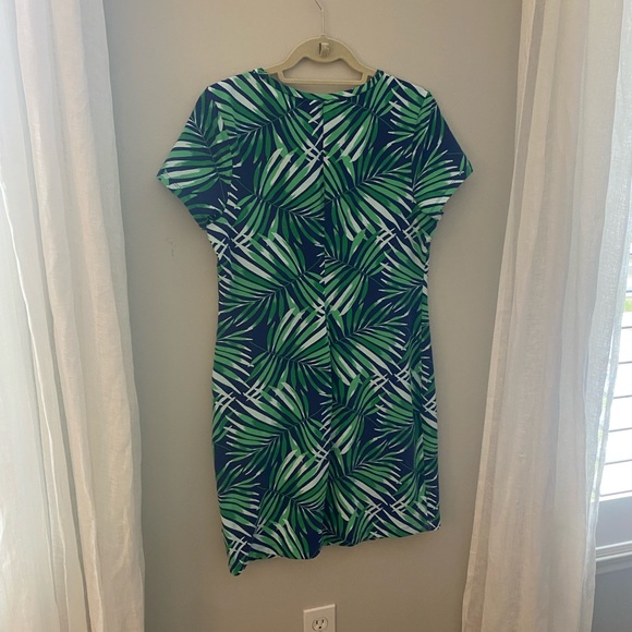 Old Navy Summer Palm Print Dress, Size Large - Picture 3 of 4